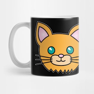 Cat Face 3 - Cat Lover Cats Mug